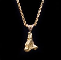 GOLD NUGGET PENDANT